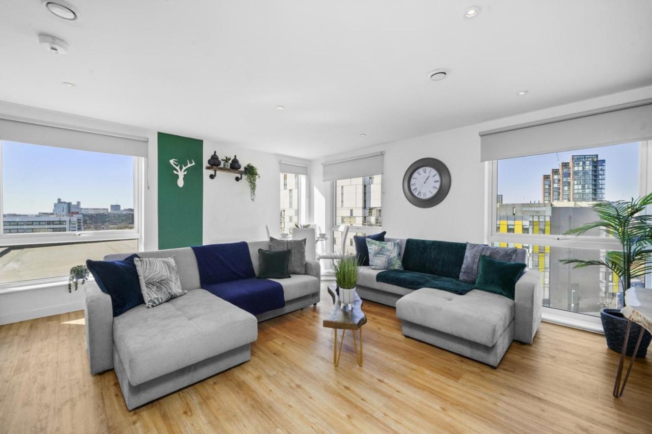 מנצ'סטר Stunning City Centre Penthouse - Sleeps 10 - Parking מראה חיצוני תמונה